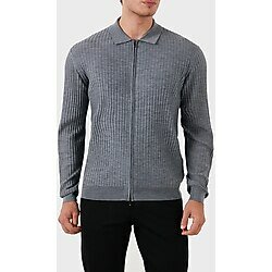 Emporio Armani Erkek Hırka EM000265 AF10460 O8003 Gri