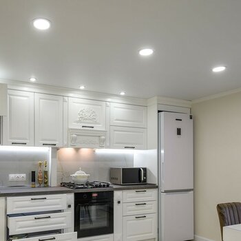 6w Led Panel - Beyaz Işık (6500K) - Beyaz Kasa - Yuvarlak - 4" - Sıva Altı