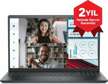 Dell Vostro 3520 Intel Core i5-1235U 16 GB RAM 512 GB SSD 15.6 inç 1920 x 1080 Notebook
