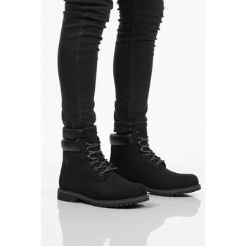 Ayakmod Siyah Nubuk Hakiki Deri Kaymaz Taban Unisex Bot Empresa G - 36