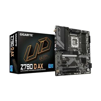 Gigabyte Gıgabyte Z790 D Ax Anakart - Intel Core 14. Nesil Cpu'ları, 12+1+1 Fazlı Dijital Vrm'yi, 7600 Mhz'e Kadar Ddr5 (Oc), 3xpcıe 4.0 M.2, Wi-Fi...