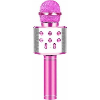 Abatech WS858 Karaoke Mikrofon - RENK - Pembe