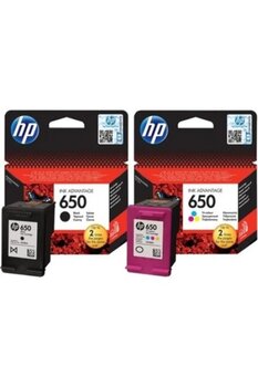 HP 650 Siyah-renkli Orjinal Kartuş 1015/1515/1516/2515/2516/2545