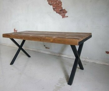 Deryawood Masif Ahşap Masa 180*85 cm - Beyaz