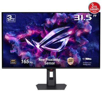 ASUS ROG Strix XG32UCDS 31.5″ 165Hz 0.03Ms OLED 4K UHD Adaptive-Sync QD-OLED Gaming Monitör