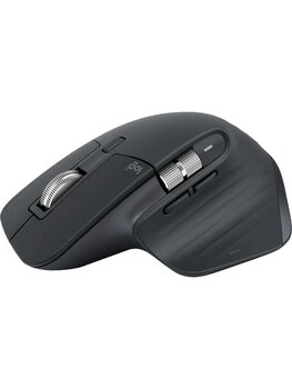 Logitech Mx Master 3S Bluetooth Edition Performans 8000 Dpı Optik Sensörlü Sessiz Kablosuz Mouse, Siyah 910-007501 Siyah