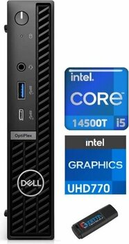 Dell Pc Optıplex 7020Mff Intel Core I5-14500T 16Gb Ddr5 2Tb Ssd Wındows11pro Mini Masaüstü Bilgisayar N007o7020mff69+Zettausbbellek