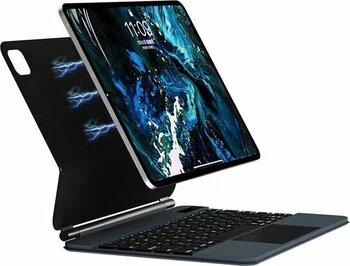 Apple İpad Pro 13İnç M4 Klavyeli Kılıf Magic Keyboard Touchpad Aydınlatmalı Klavye A2925 A2926 A3007