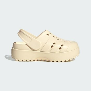 adidas Adilette Platform Clogs Kadın Ekru Terlik - Sarı - 38