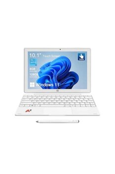 FOSILTECH Windows 11 Klavyeli Tablet PC – 8GB + 128GB – Dokunmatik Ekranlı Taşınabilir Bilgisayar