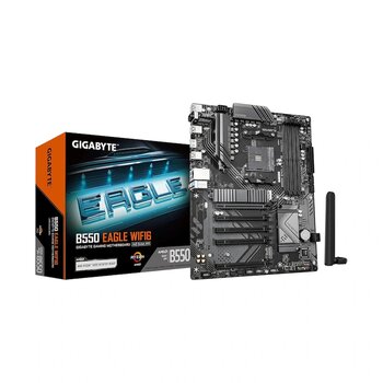 Gıgabyte B550 Eagle Wıfı6 Anakart, Amd Am4 Ryzen 5000 İşlemcileri, Atx, Ddr4, 2x M.2, Pcıe 4.0, Wıfı6, 1gbe Lan, Ez-mandalı Destekler