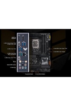 ASUS TUF GAMING Z790-PLUS WIFI Z790 DDR5 (Vga Yok) GLan 2.5G ATX HD DP US3 M2 TYP-E WIFI BT RGB 1700