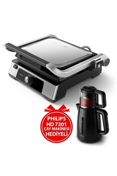 Philips Hd6301/90 2200 W Tost Makinesi + Hd7301 Çay Makinesi Hediyeli