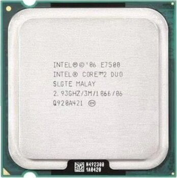 Intel Core 2 Duo E7500 Çift Çekirdek 2.93 GHz İşlemci