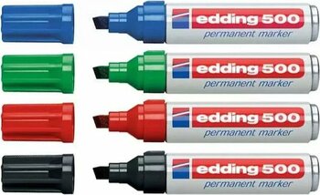 Edding 500 Kesik Uçlu Permanent Markör Kalem 2-7mm