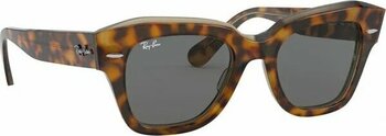 Ray-Ban RB2186 49 Kahverengi - Siyah Geometrik Güneş Gözlüğü