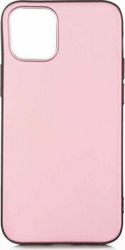 Case 4U Apple iPhone 12 Pro Kılıf Klasik Mat Renkli Yumuşak Premier Silikon Rose Gold