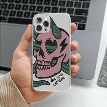 Poco X6 Pro 5g Uyumlu Kuru Kafa Tasarımlı Premium Şeffaf Telefon Kılıfı Şeffaf