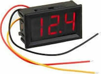Robodünya-dijital Voltmetre Dc 0-100v 3 Kablolu