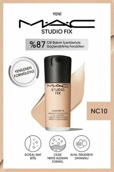 MAC Studio Fix Fluid NC10 SPF 15 30 ml Mat Fondöten