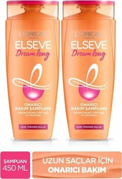 ELSEVE L'oreal Paris Dream Long Onarıcı Bakım Şampuanı 450 Ml X2