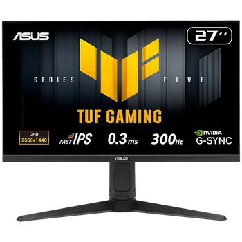 Asus Tuf Gaming Vg27aqml5a 27" 300Hz 0.3Ms Hdmı Dp Elmb Type-C Free-Sync G-Sync Pivot Hdr10 Qhd Fast Ips Gaming Monitör