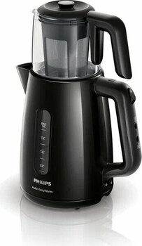 Philips HD7301/00 1700 W Cam, Plastik 1.9 L Siyah Çay Makinesi
