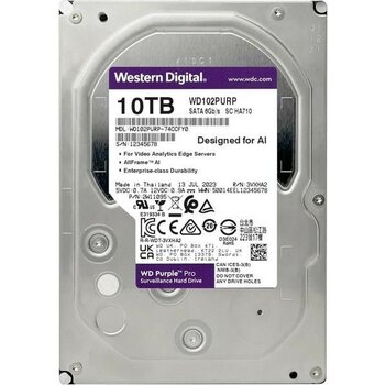 Wd 10TB Purple Pro WD102PURP 512MB 7200RPM Sata-3 Güvenlik Diski - 10 TB