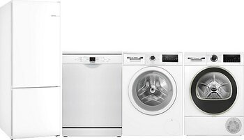 Bosch Beyaz Eşya Çeyiz Seti KGN55VWE0N, WAN24200TR, SMS26DW00T, WQA24201TR