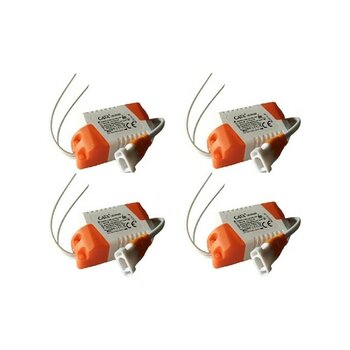 Cata CT-2516 4’lü Slim LED Driver Seti  8-18W 120mA Sabit Akım Trafo Panel & Spot LED Sürücü - Beyaz