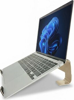 Prexua Fixer Laptop Standı - Notebook Yükseltici Altlık - Metal - Gold - Fxr4025gl