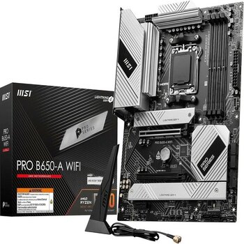 Msı Pro B650-A Wıfı Am5 Ddr5 7600MHZ(OC) HDMI Dp 3x M.2 USB 20 Gbps 2.5g Lan Wı-Fı 6e Atx - 1 GB