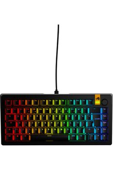 Glorious GMMK3 75% Hall Effect RGB Kablolu Mekanik Modüler TR Gaming Klavye – Siyah