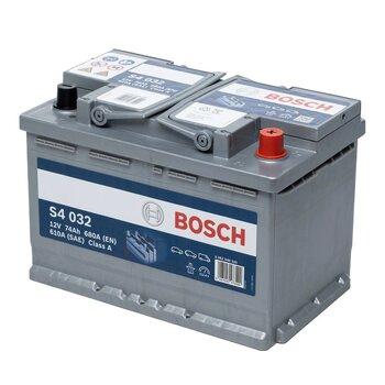 Bosch 12v 74 Ah Amper Akü 680 En (Standart 72 Amper Ebatında)
