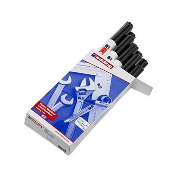Edding 750 Markör Boya Kalemi 2-4 Mm Siyah Yuvarlak Uçlu (10 Lu Paket) - Yok