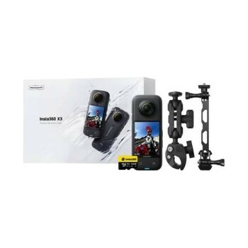 INSTA360 X3 360 Kamera Motorcycle Kit (INSTA360 128GB Micro Sd ile Birlikte) - Siyah