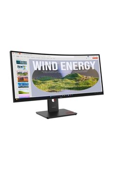 LENOVO ThinkVision 34” 3440x1440 WQHD 120Hz 4ms RJ45 VA 1500R Curved Monitor