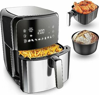 Vandenberg VB001 5.5 lt 1700 W Siyah Airfryer Yağsız Fritöz