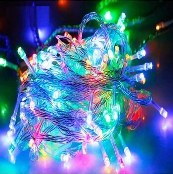 Kuzey 10 Metre Renkli Led Işık Renkli İp Led Işık Kablo Işık 220V Fişli Işık Dekorasyon Işığı Noel Işığı