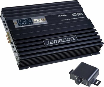 Jameson 4 Kanal 2500w Bass Kontrollu Oto Amfi Usa-505a