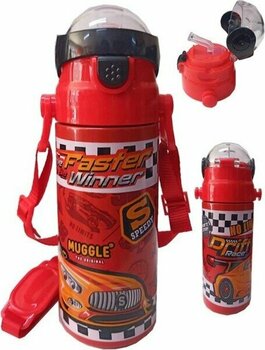 Kırmızı Erkek Çocuk Matara 550 ml Çelik Suluk Okul Için Öğrenci Suluğu - Seçenek 1