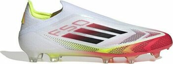 adidas F50 Elite Bağcıksız Erkek Beyaz Çim Saha Kramponu.- - 45