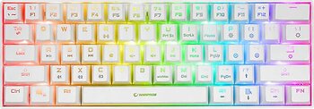 Rampage KB-RX63 B-ATOM Beyaz Bluetooth Mekanik RGB Brown Switch Oyuncu Klavyesi