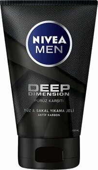 Nivea Men Deep Dimension Yüz ve Sakal Yıkama Jeli 100 ml