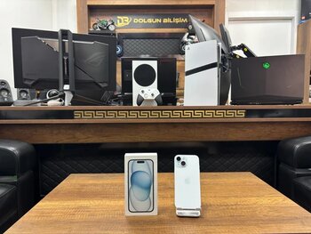 Apple İphone 15 128Gb Mavi Telefon (İkinci El)