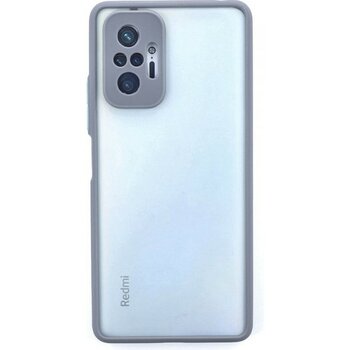 Fitcase Xiaomi Redmi Note 10 Pro Montrea Silikon Arka Kapak - Gri
