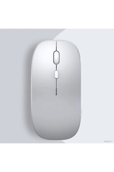 Sneezy Huawei Tablet Şarj Edilebilir Sessiz Mouse Bluetooth + 2.4Hz Wifi Kablosuz Mouse Fare