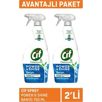 Cif Sprey Power & Shine Banyo 2 x 750 ml