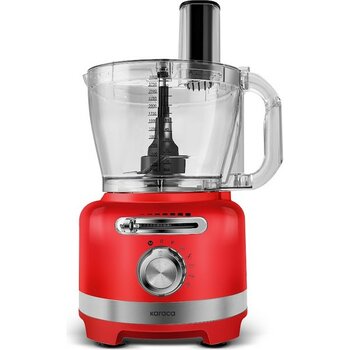 Karaca Multiblend Artisan Retro Mutfak Robotu 1000w Red - Kırmızı