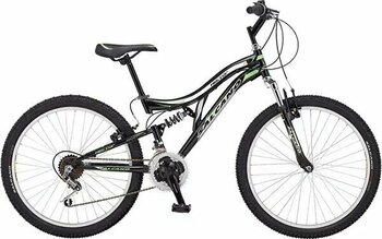 Salcano Hector 26 V Mat Siyah Yeşil Dağ Bisikleti
